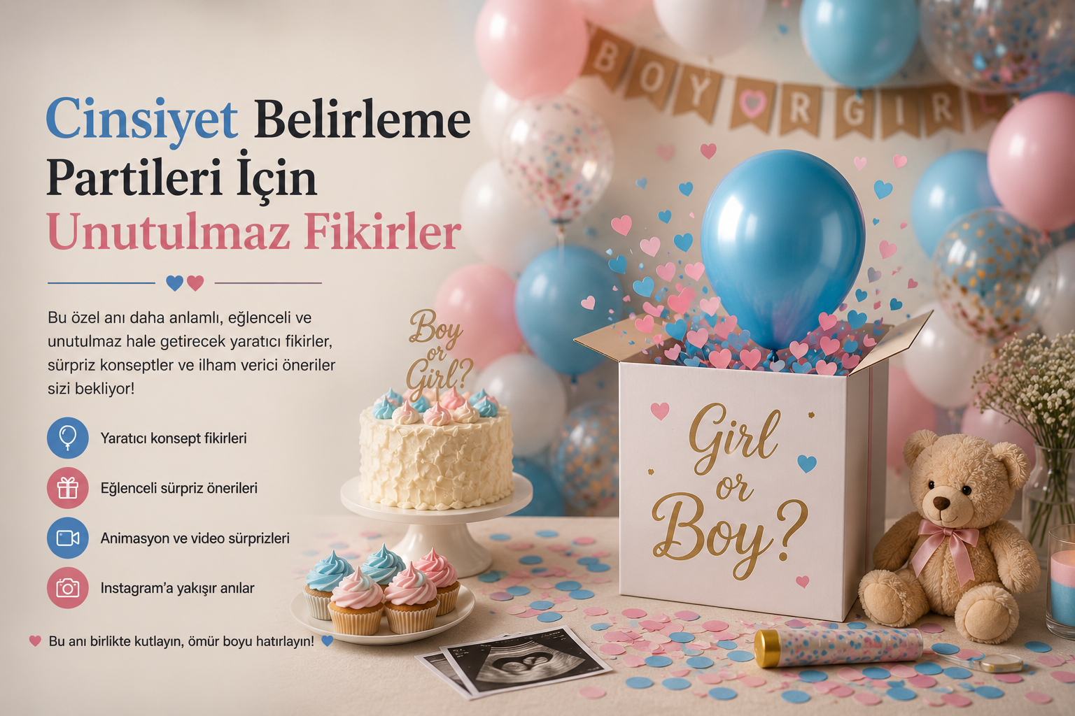 Cinsiyet Belirleme Partileri İçin Unutulmaz Fikirler